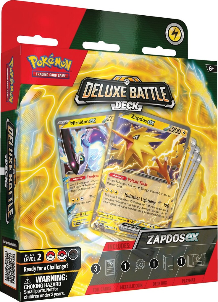 Pokémon - Deluxe Battle Deck - Zapdos EX